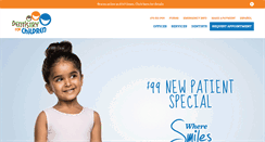 Desktop Screenshot of dentistry4children.com